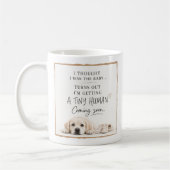 Mug Annonce de grossesse de chien (Gauche)