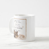 Mug Annonce de grossesse de chien (Devant gauche)