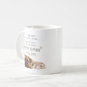 Mug Annonce de grossesse de chien (Devant gauche)