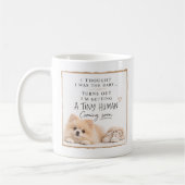 Mug Annonce de grossesse de chien (Gauche)