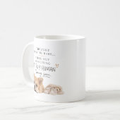 Mug Annonce de grossesse de chien (Devant gauche)