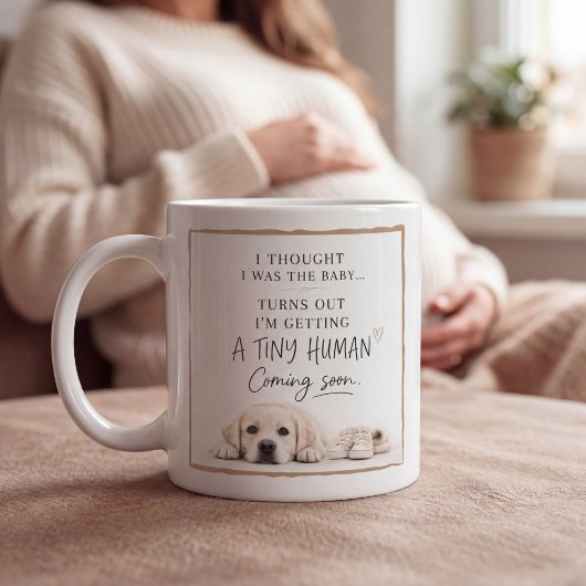 Mug Annonce de grossesse de chien