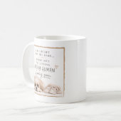 Mug Annonce de grossesse de chien (Devant gauche)