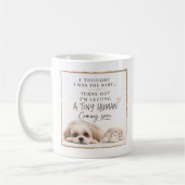 Mug Annonce de grossesse de chien (Gauche)