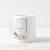 Mug Annonce de grossesse de chien (Devant gauche)