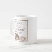 Mug Annonce de grossesse de chien (Devant gauche)