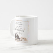 Mug Annonce de grossesse de chien (Devant gauche)