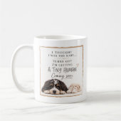 Mug Annonce de grossesse de chien (Gauche)