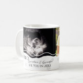 Mug Annonce de grossesse des grands-parents par échogr (Devant gauche)