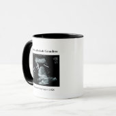 Mug Annonce de grossesse par échographie – Devenir gra (Devant gauche)