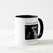Mug Annonce de grossesse par échographie – Devenir gra (Devant droit)