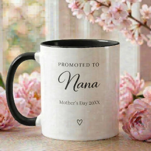 Mug Annonce de grossesse pour la fête des mères Nana