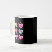 Mug Annonce de grossesse valentines coeurs bonbons béb (Devant gauche)