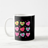 Mug Annonce de grossesse valentines coeurs bonbons béb (Gauche)