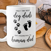 Mug Annonce De La Grossesse De Chien À Papa Humain