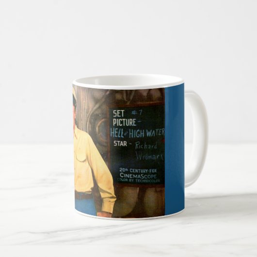 Mug Annonce de Richard Widmark pour l'enfer et les (Devant droit)