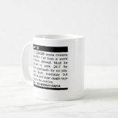 Mug Annonce mauvaise de génie (Devant gauche)