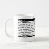 Mug Annonce mauvaise de génie (Gauche)
