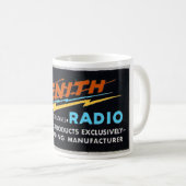 MUG ANNONCE RADIO ZENITH 1940 (Devant droit)