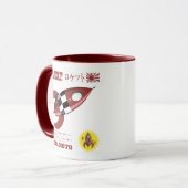 Mug Annonce Retro Toy Rocket (Devant gauche)