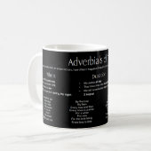 Mug Annonces du temps - Phrases (Devant gauche)