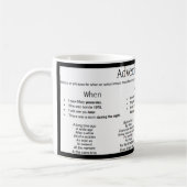 Mug Annonces du temps - Phrases (Gauche)