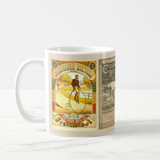 Mug Annonces victoriennes de bicyclette (Gauche)