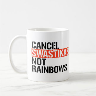 Mug Annuler les arcs-en-ciel fascistes pas
