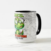 Mug "Annuler mon abonnement..." Café/Thé (Devant droit)