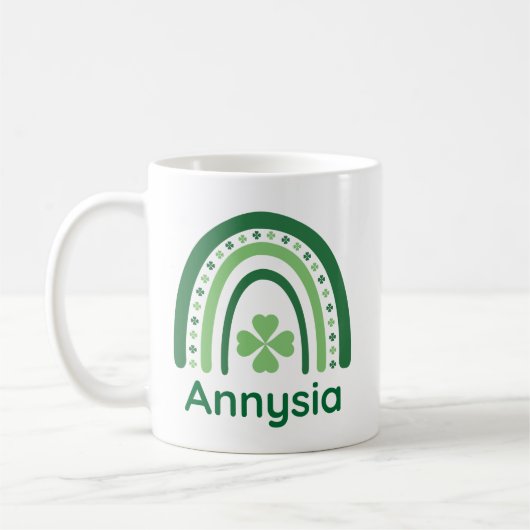 Mug Annysia Nom Clover Boho Rainbow (Gauche)