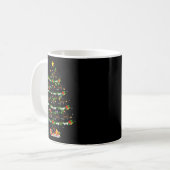 Mug Ano Christmas Tree Lights Music Lover Musical Xmas (Devant gauche)