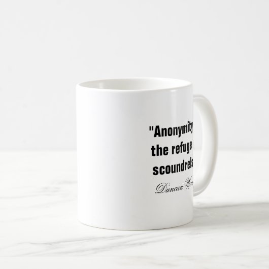 MUG ANONIMITÉ (Devant droit)