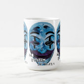 Mug Anonyme non masqué (Centre)