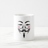 Mug anonymus masque vendetta hacker cyber internet hac (Centre)
