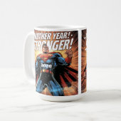 Mug Another Year Stronger! Superhero New Year Design w (Devant gauche)