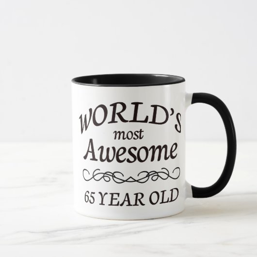 Mug Ans les plus impressionnants du monde 65 (Droite)