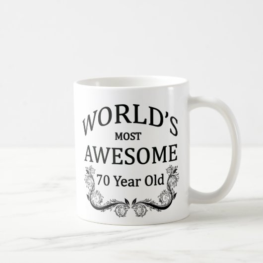 Mug Ans les plus impressionnants du monde 70 (Droite)