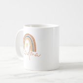 Mug ANSLEY Boho Burange Rainbow Heart Grand-mère (Devant gauche)