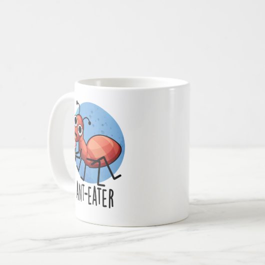 Mug Ant-mangeur drôle Ant Pun (Devant gauche)