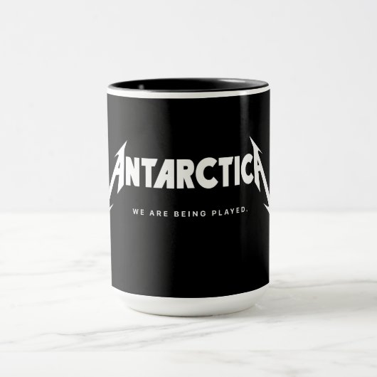 Mug Antarctique - on nous manipule (Centre)