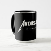 Mug Antarctique - on nous manipule (Devant gauche)