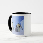 Mug Antarctique. Pingouins empereurs et poussins (Devant gauche)
