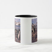 Mug Antarctique, poussins de pingouin d'Adelie (Centre)