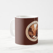 Mug Antelope Canyon Arizona Retro Badge (Devant gauche)
