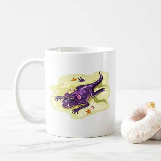 Mug Anteosaurus Bain De Soleil Avec Casque. (Avec donut)
