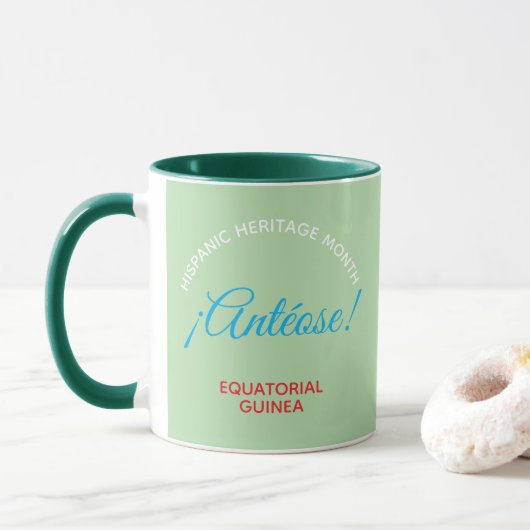 Mug Antéose ! GUINÉE ÉQUATORIALE (Avec donut)