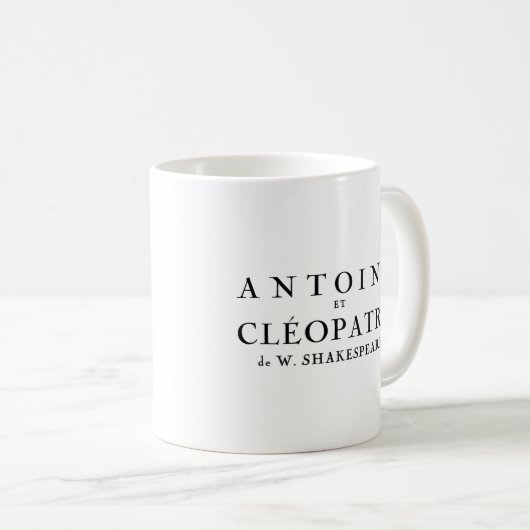 Mug Anthony et Cléopâtre (Devant droit)