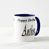 Mug Anthony Name Logo, (Devant droit)