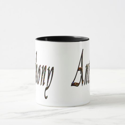 Mug Anthony Name Logo, (Centre)