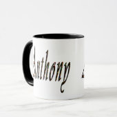 Mug Anthony Name Logo, (Devant gauche)